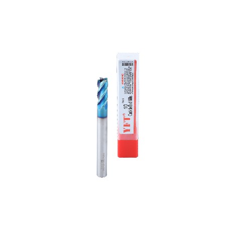YFT品牌銑刀 60度藍(lán)納米涂層圓鼻鎢鋼銑刀四刃數(shù)控銑刀刀具批發(fā)